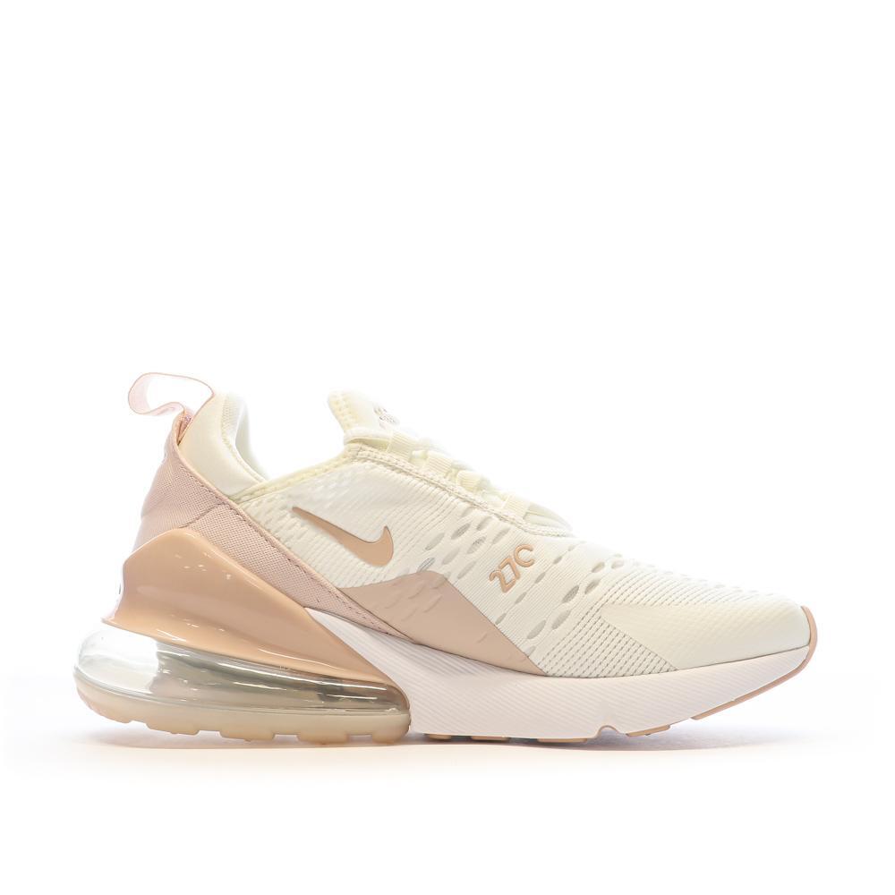 Baskets Blanches/Rose Femme Nike Air Max 270 2/5