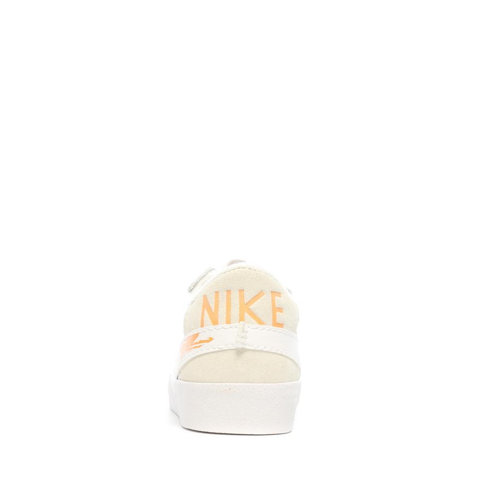 Baskets Blanches/Orange Mixte Nike Blazer Low 77 Jumbo 3/5