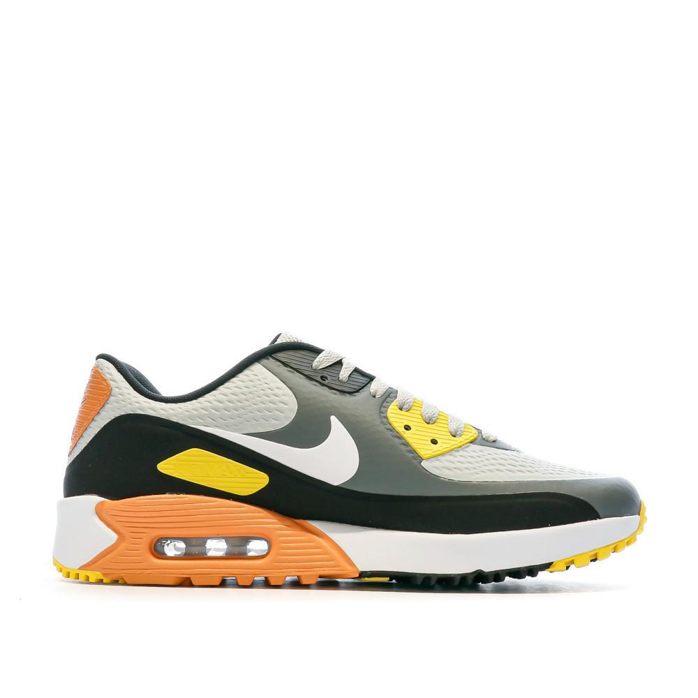 Baskets Grises/Orange Homme Nike Air Max 90 G 2/5