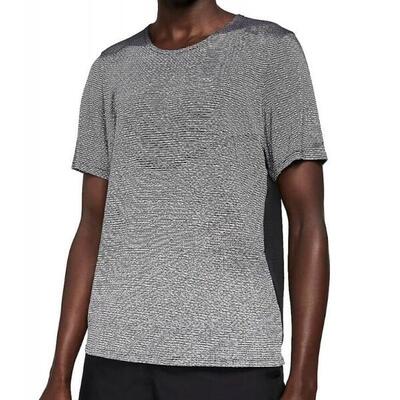 T-shirt mannelijk nike pinnacle run division grijs