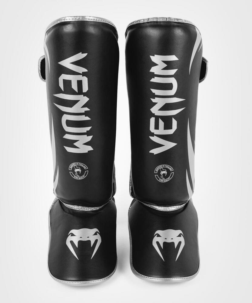 Protège-tibias Venum Challenger – Noir / Blanc – M 5/6