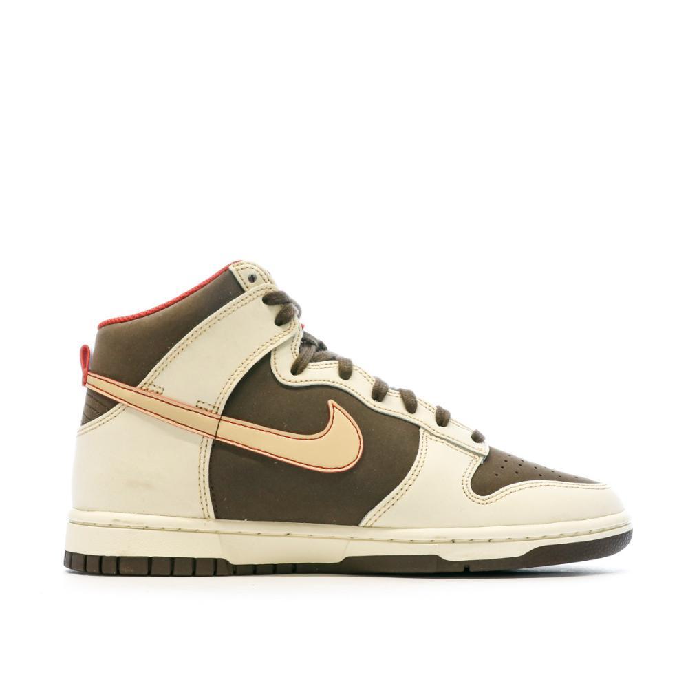 Baskets Écru/Marron Homme Nike Dunk High Retro 2/5