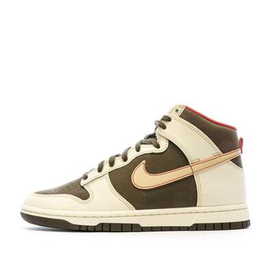 Sportschoenen mannelijk nike dunk high se baroque bruin