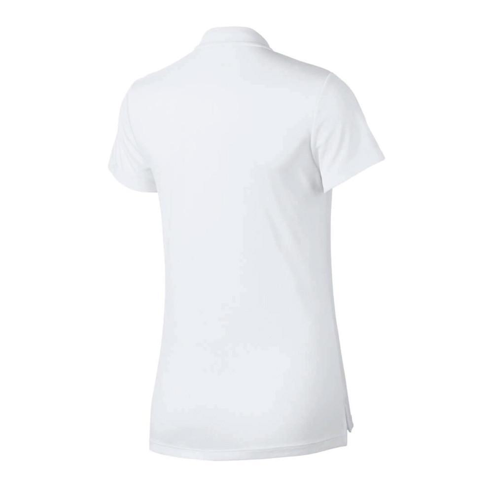 Polo de sport Blanc Femme Nike Dry SS Bld 2/2