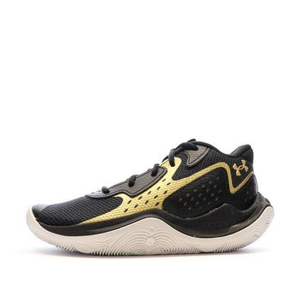Chaussures de Basket Noir/Doré Mixte Under Armour Jet 23