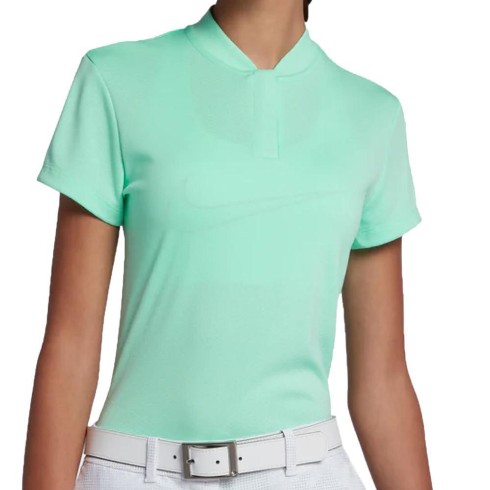Polo Vert Femme Nike Dry Ss Bld 1/1