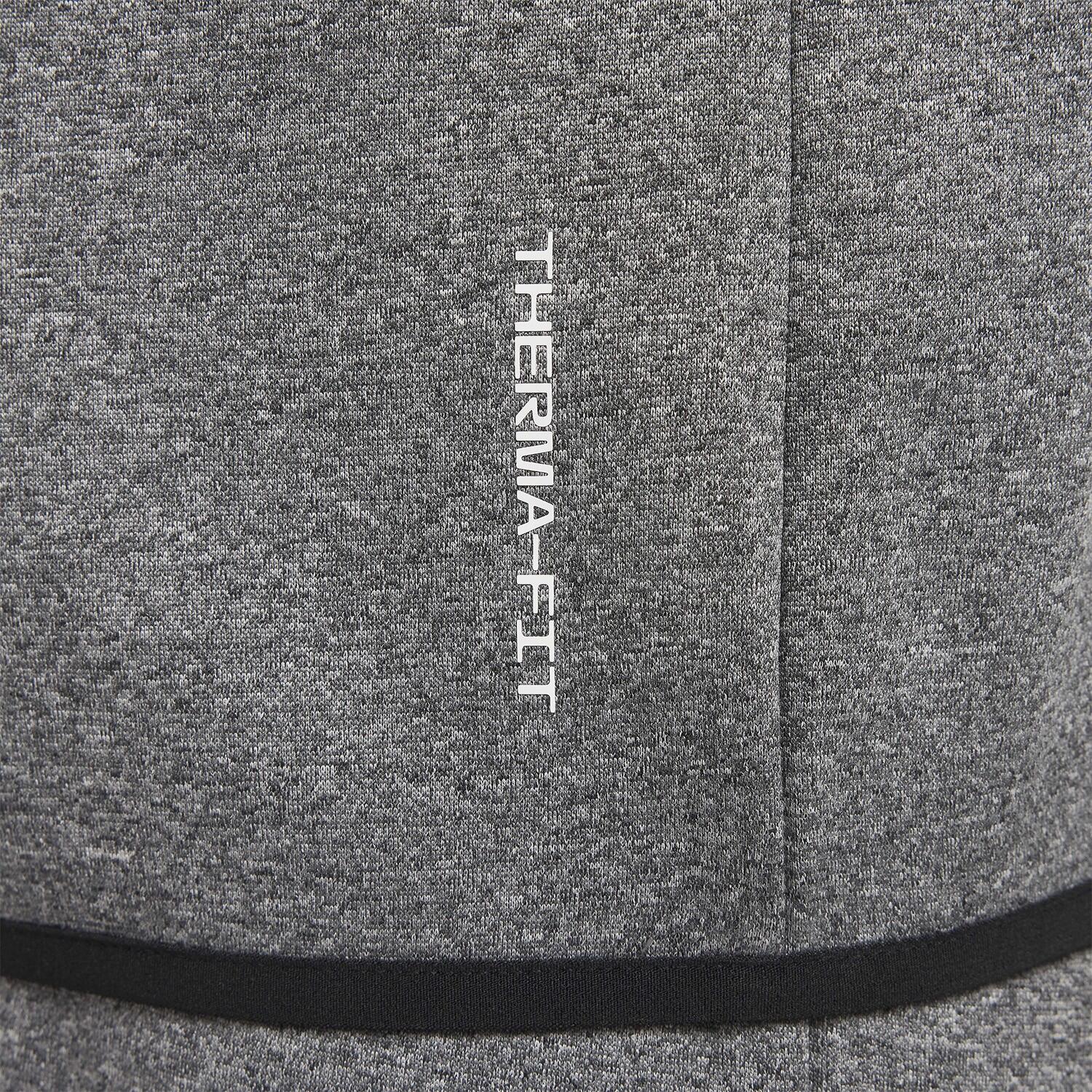Felpa uomo nike therma-fit pro - grigio 6/7