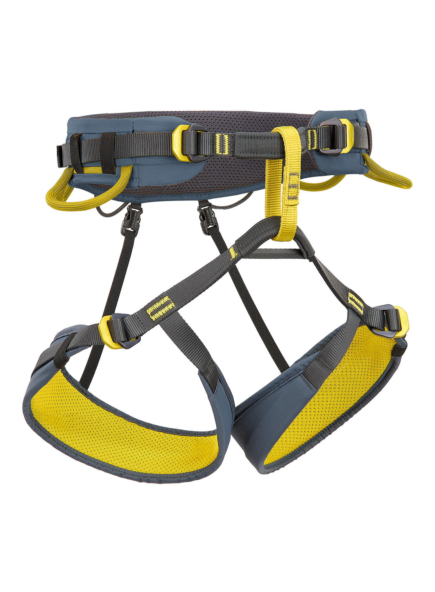 Klettergurt Wall anthracite-mustard 3/7