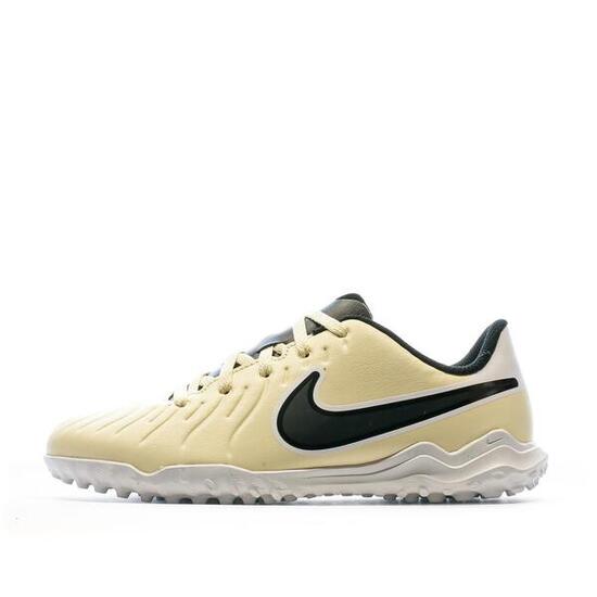 Chaussures de Football Blanc/Jaune Garçon Nike Legend 10 Club