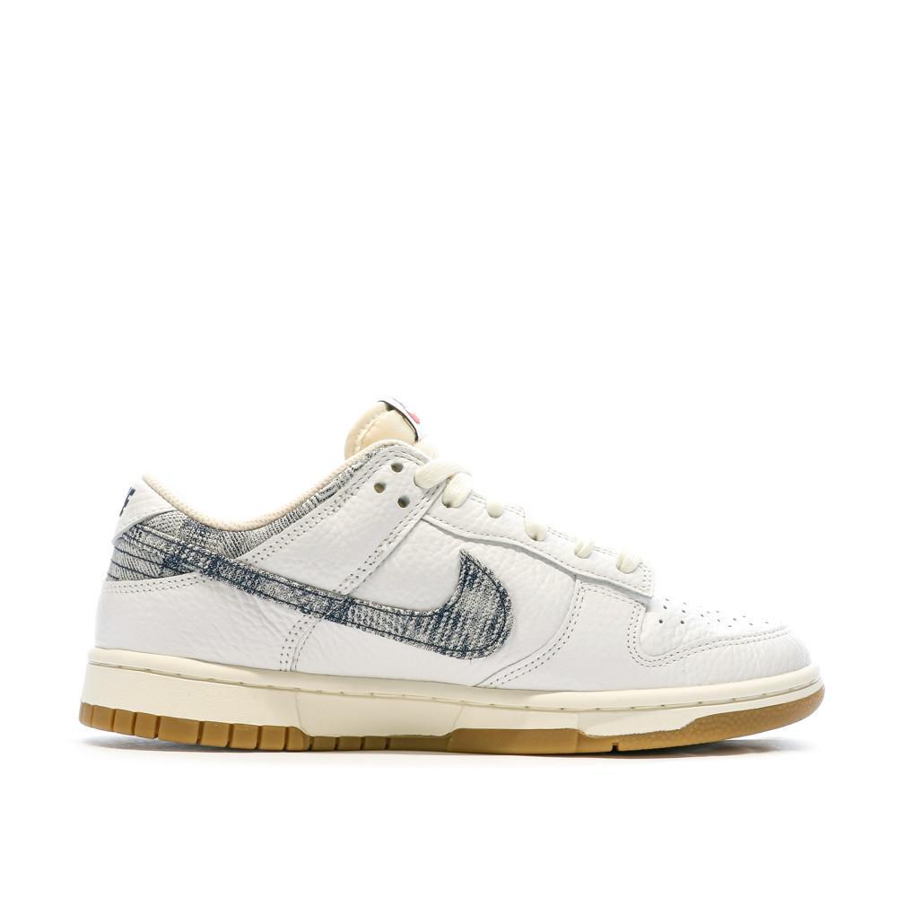 Baskets Blanches/Grises Homme Nike Dunk Low 2/6