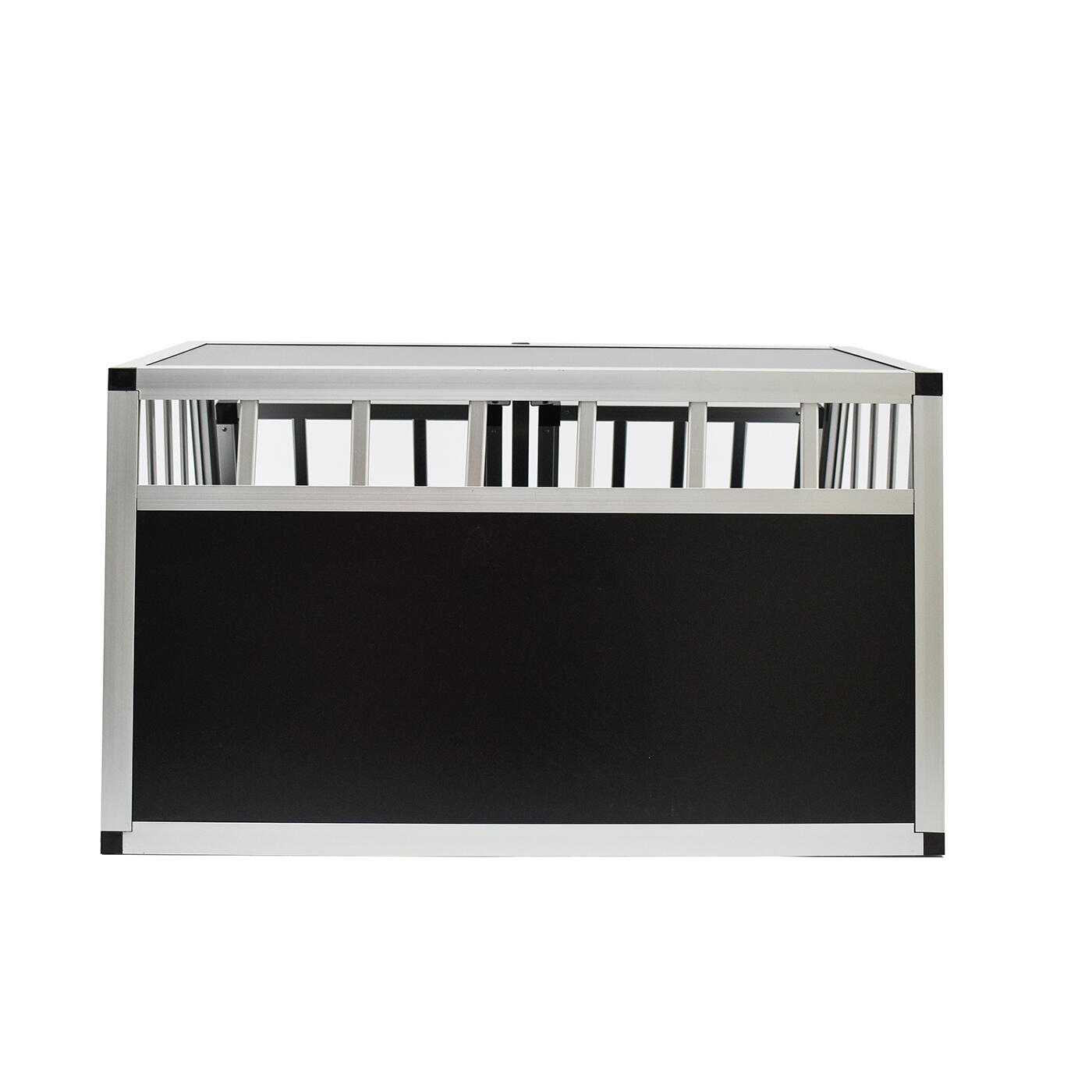 Cage pour chien tube alu CARRE 68x89x50 taille M - 2 portes 5/5
