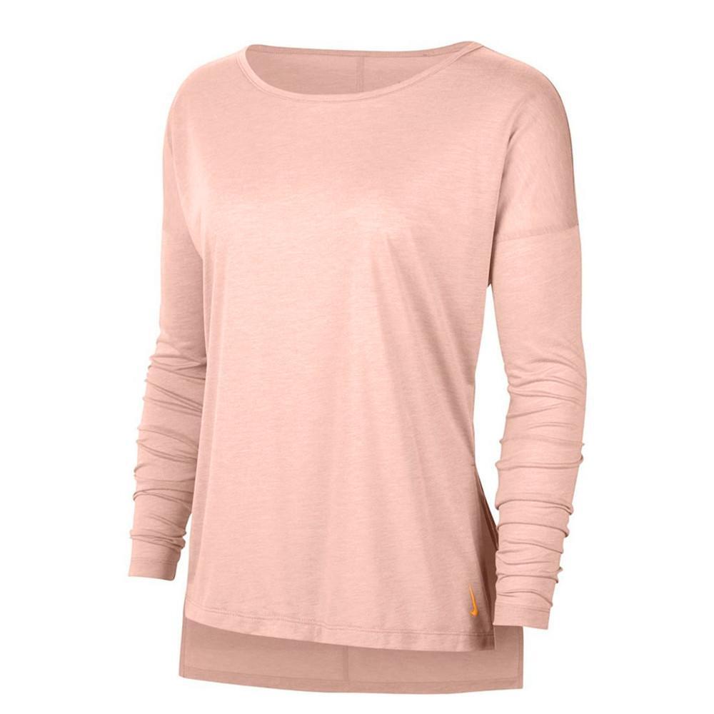 T-shirt Rose Femme Nike Dry Layer 1/2