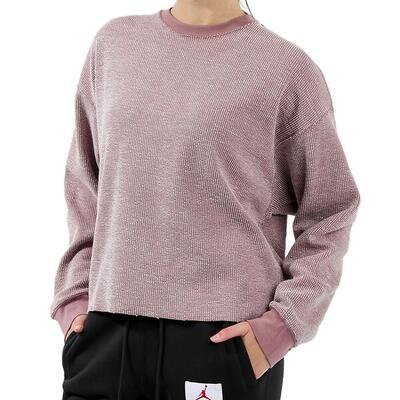 Sweatshirt vrouw nike yoga cover up zwart