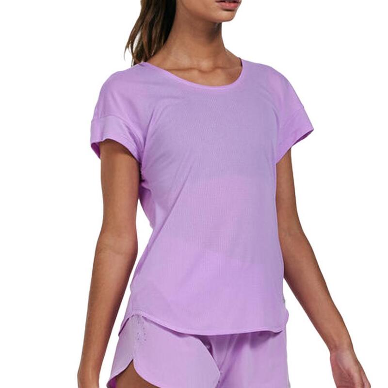 T-shirt de Running Violet  Femme Nike Breathe
