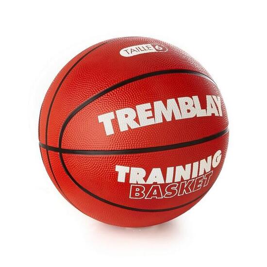 Ballon de basket TRAINING CAOUTCHOUC T6 Tremblay