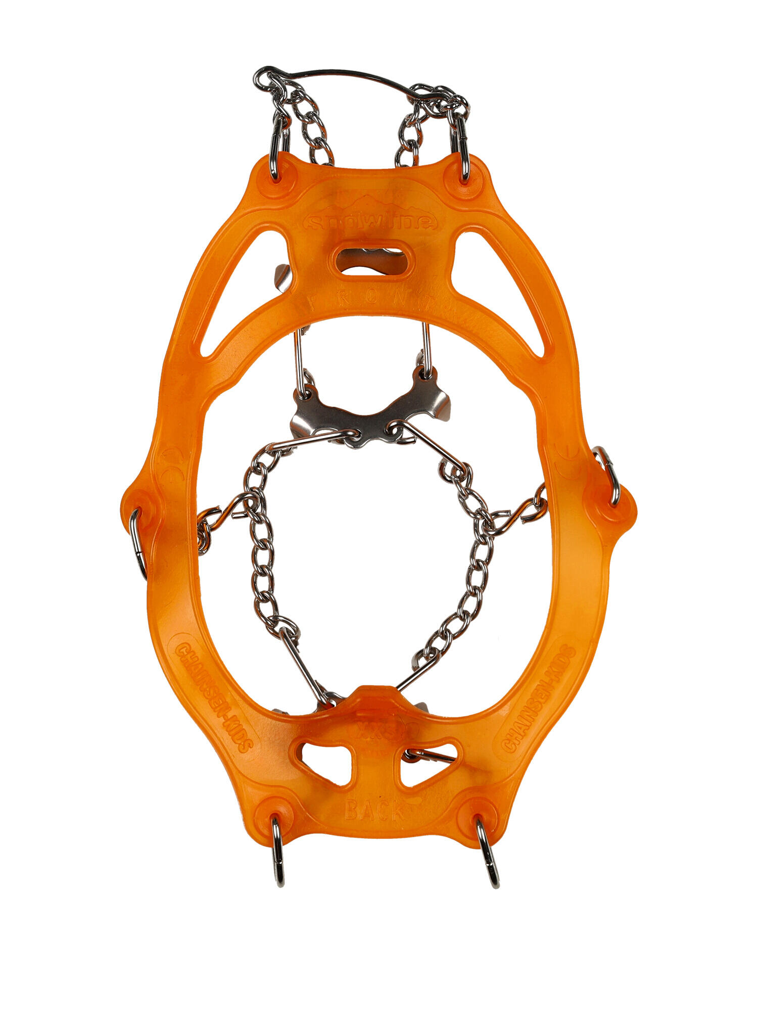 Schneeketten für Kinder Kids orange 4/7