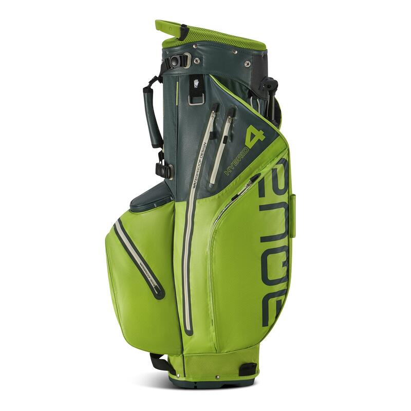 Aqua Hybrid 4 - Waterdichte Golftas - Cart Bag - Groen