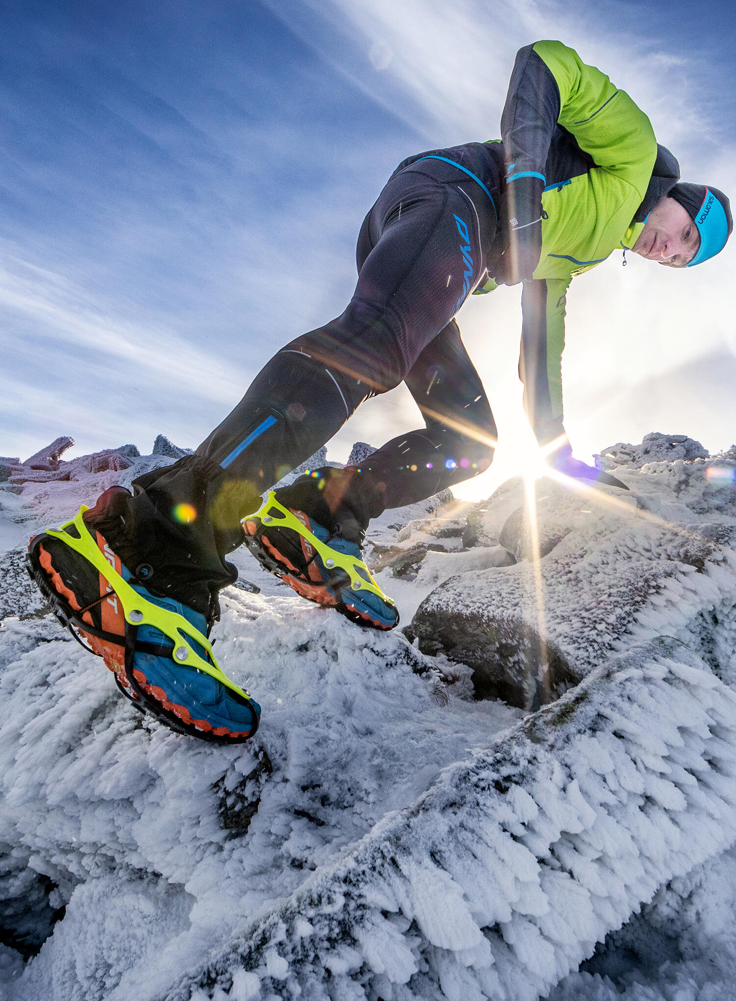 Crampones Nortec Corsa 10 puntas de acero ligeros con estuche 4/7