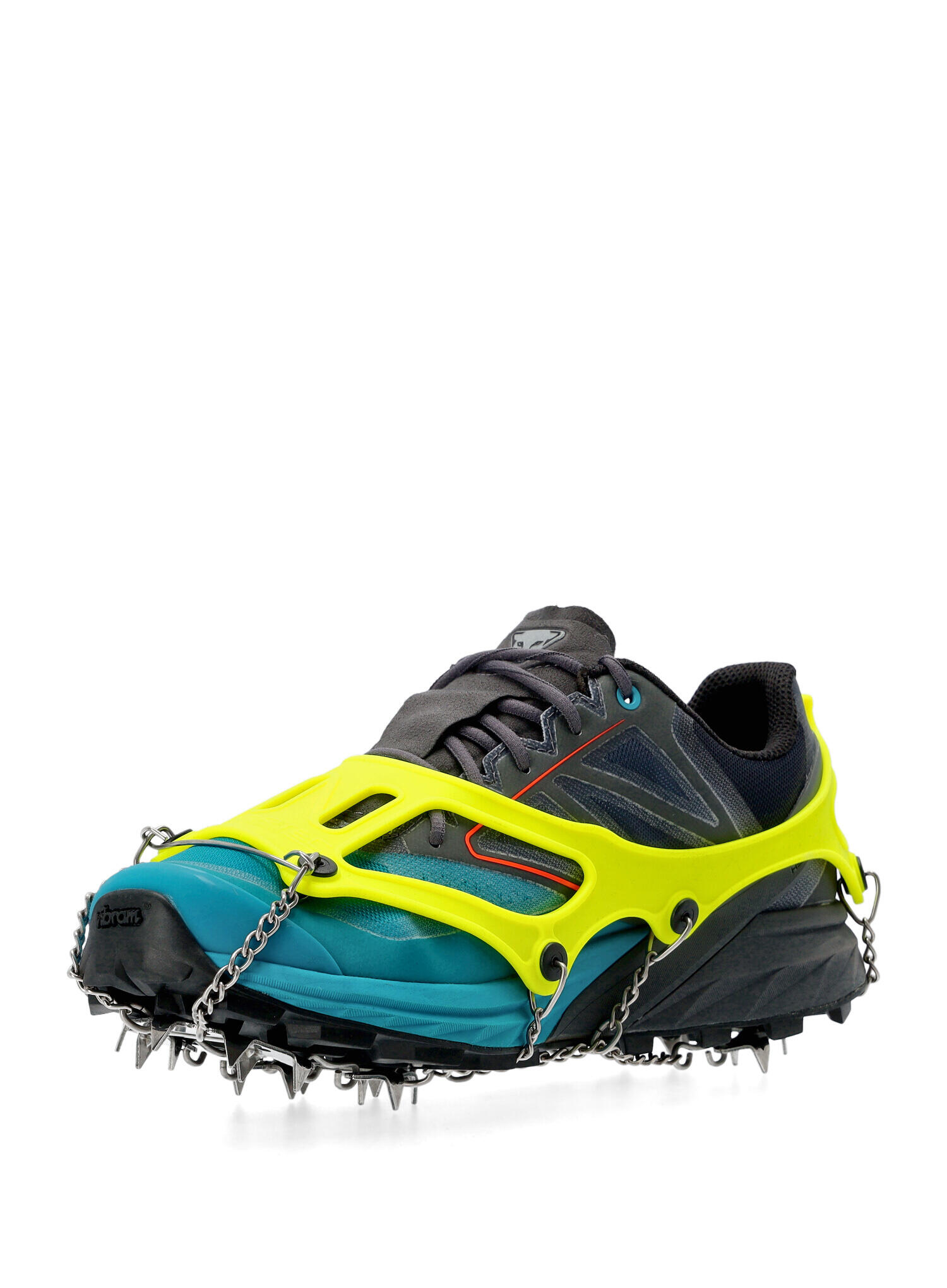 Micro-crampons Nortec Fast S lemon 36-38, 21 pointes inox 8 mm 5/7