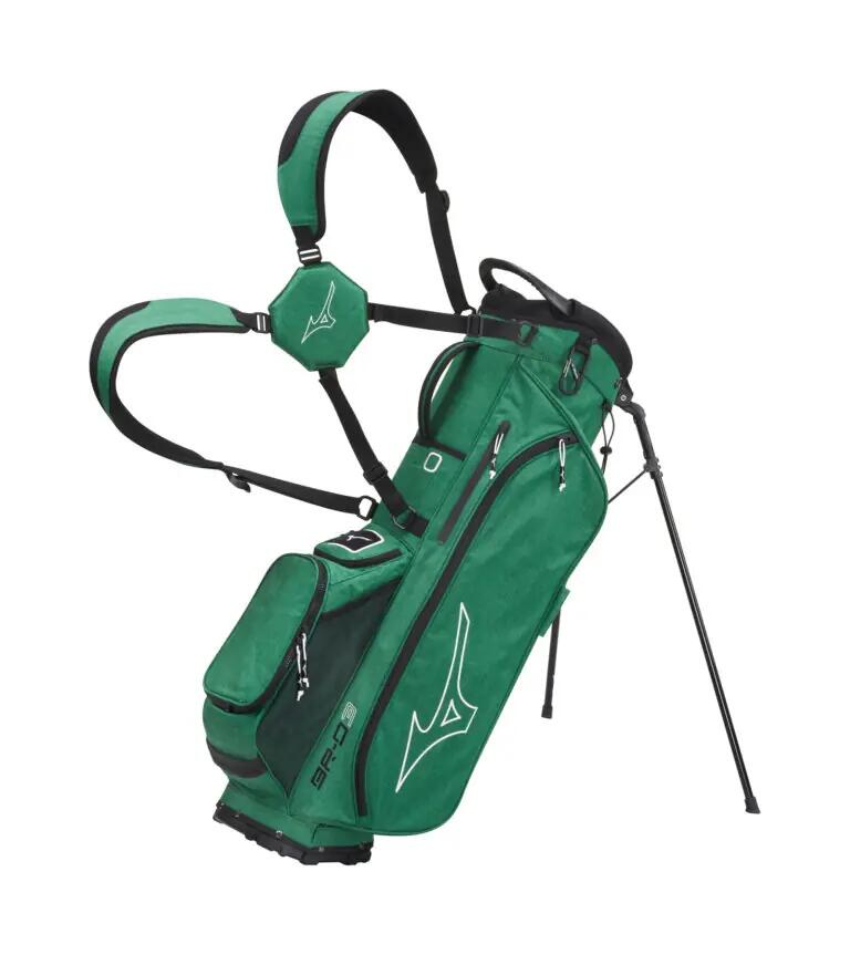 MIZUNO BR D3 - Waterwerende Golftas - Standbag - Groen