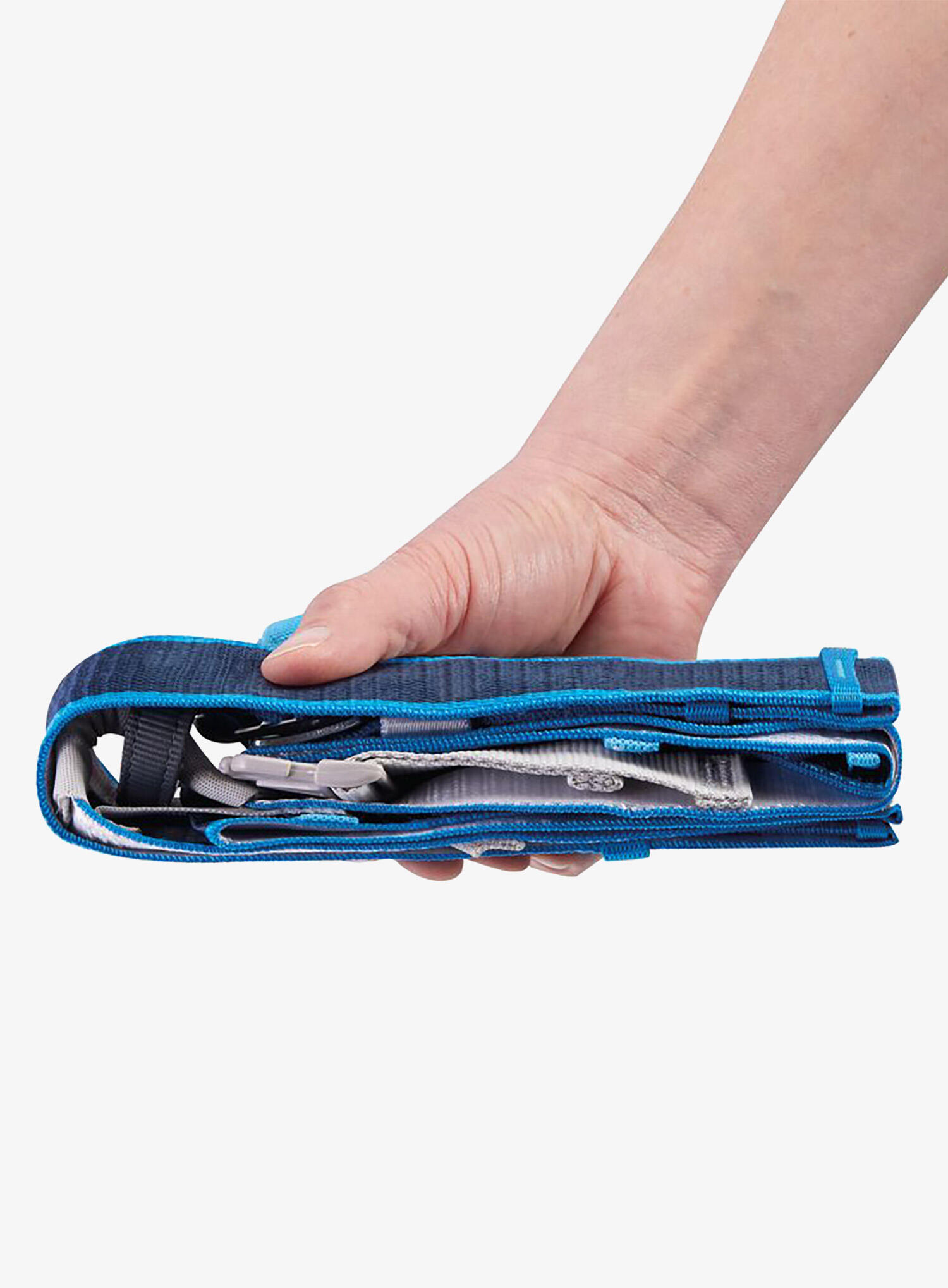 Imbrago Petzl Tour S/M leggero blu con portamateriali 5/7