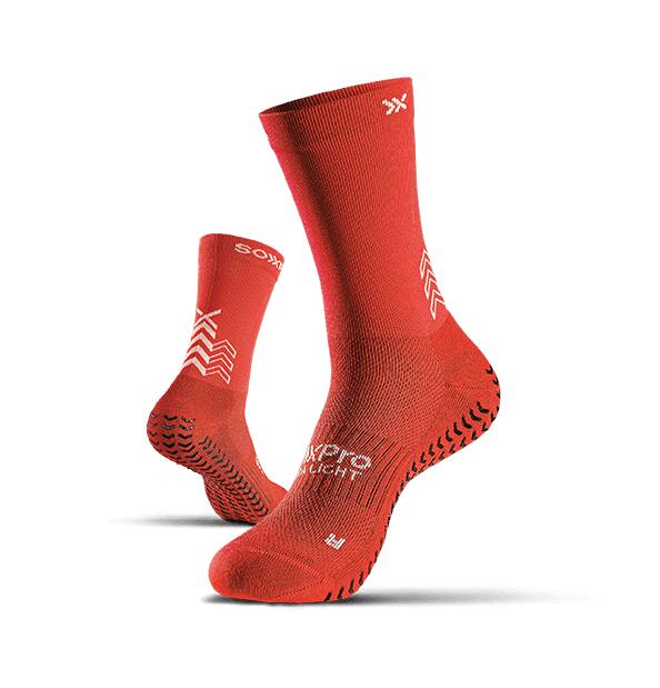GEARXPRO SOXPro Ultra Light Red Antislip Grip Voetbalsokken