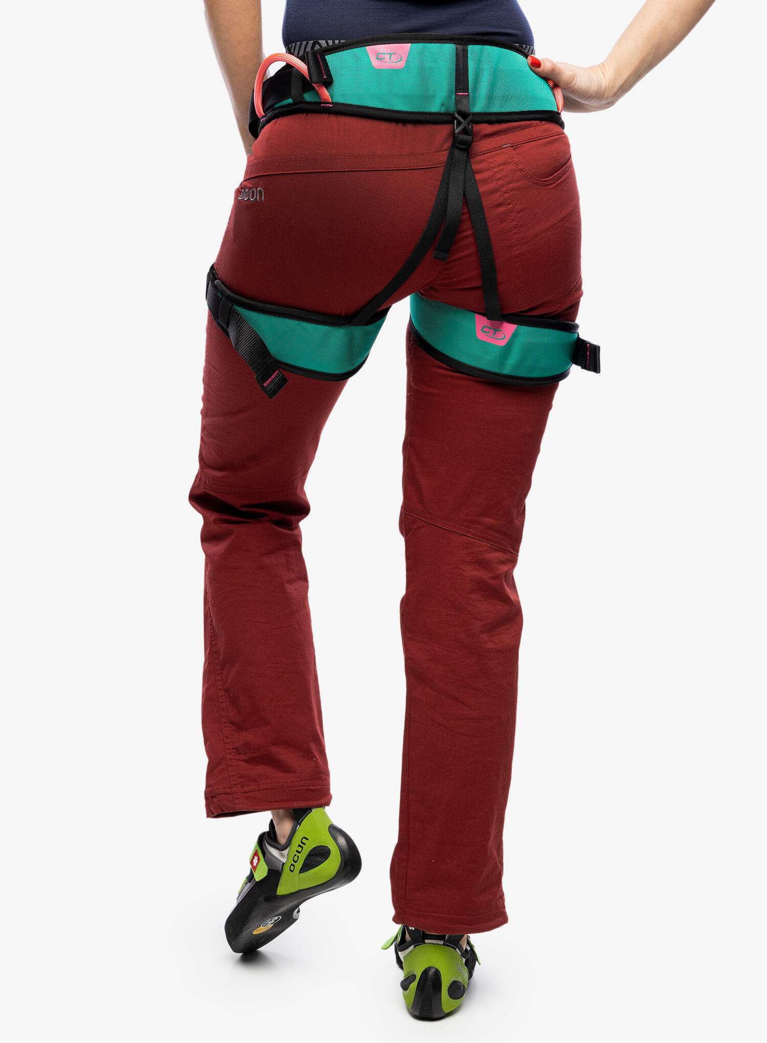 Uprząż wspinaczkowa Climbing Technology Explorer - green/pink 5/7