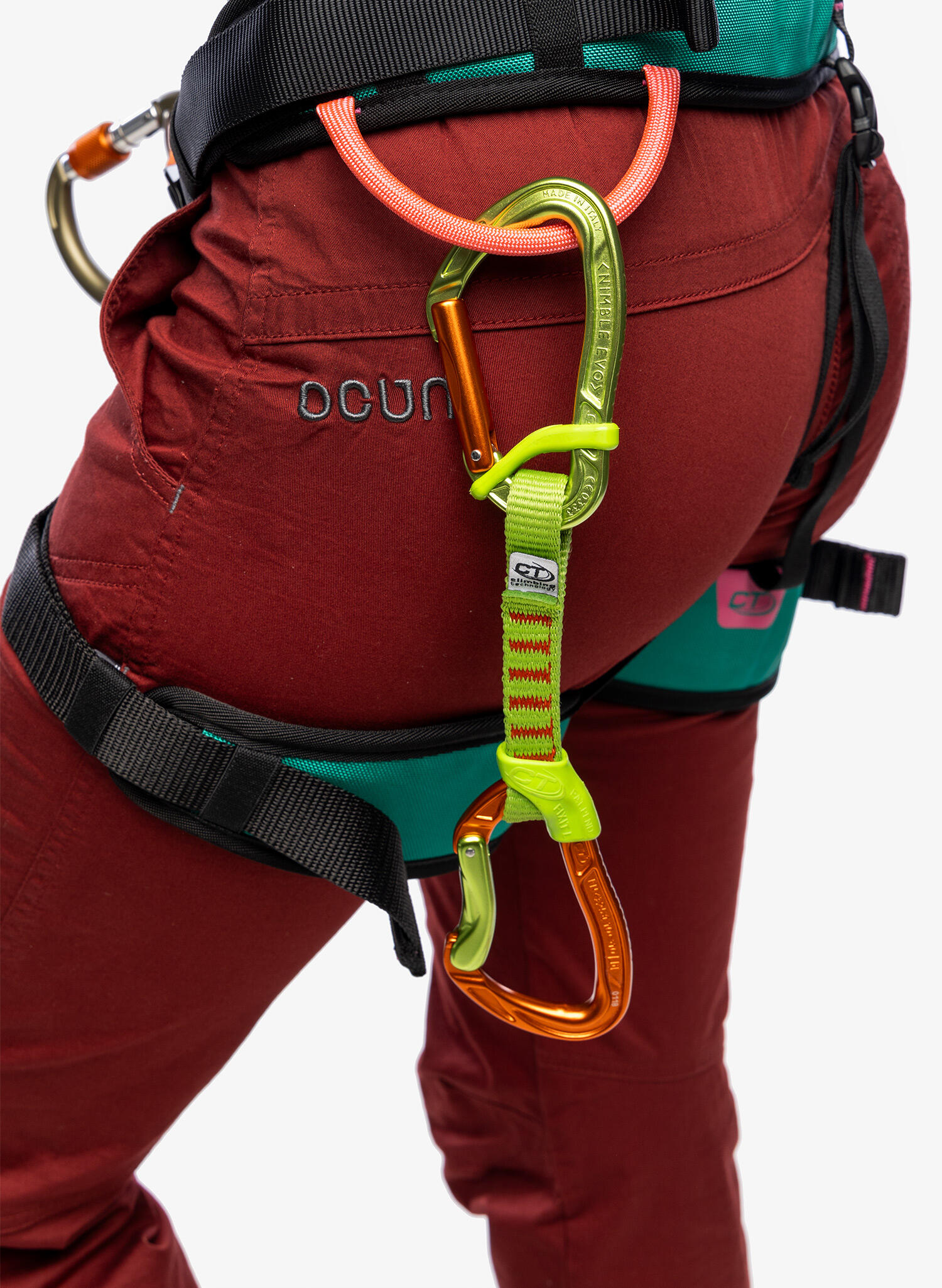 Uprząż wspinaczkowa Climbing Technology Explorer - green/pink 6/7