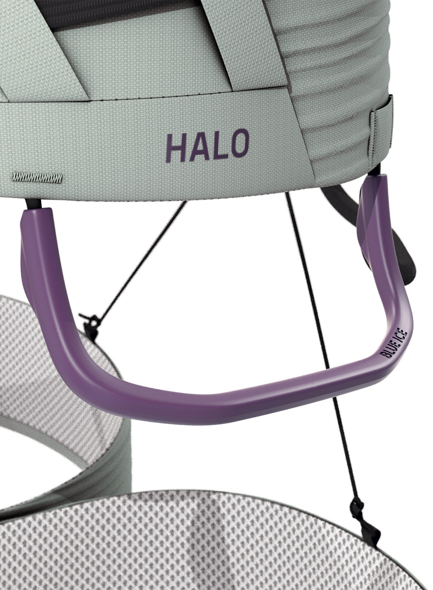 Blue Ice HALO Klettergurt L ultraleicht 255g UHMWPE Garn Alu-Schnallen 3/7
