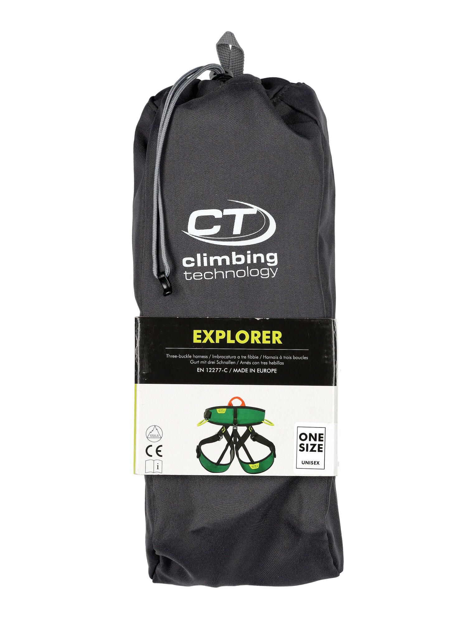 Klettersteiggurt Climbing Technology Explorer groen-limoen 4/7