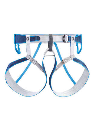 Petzl Tour Klettergurt S/M leicht blau – Skitour, Materialhalter, Eisschrauben