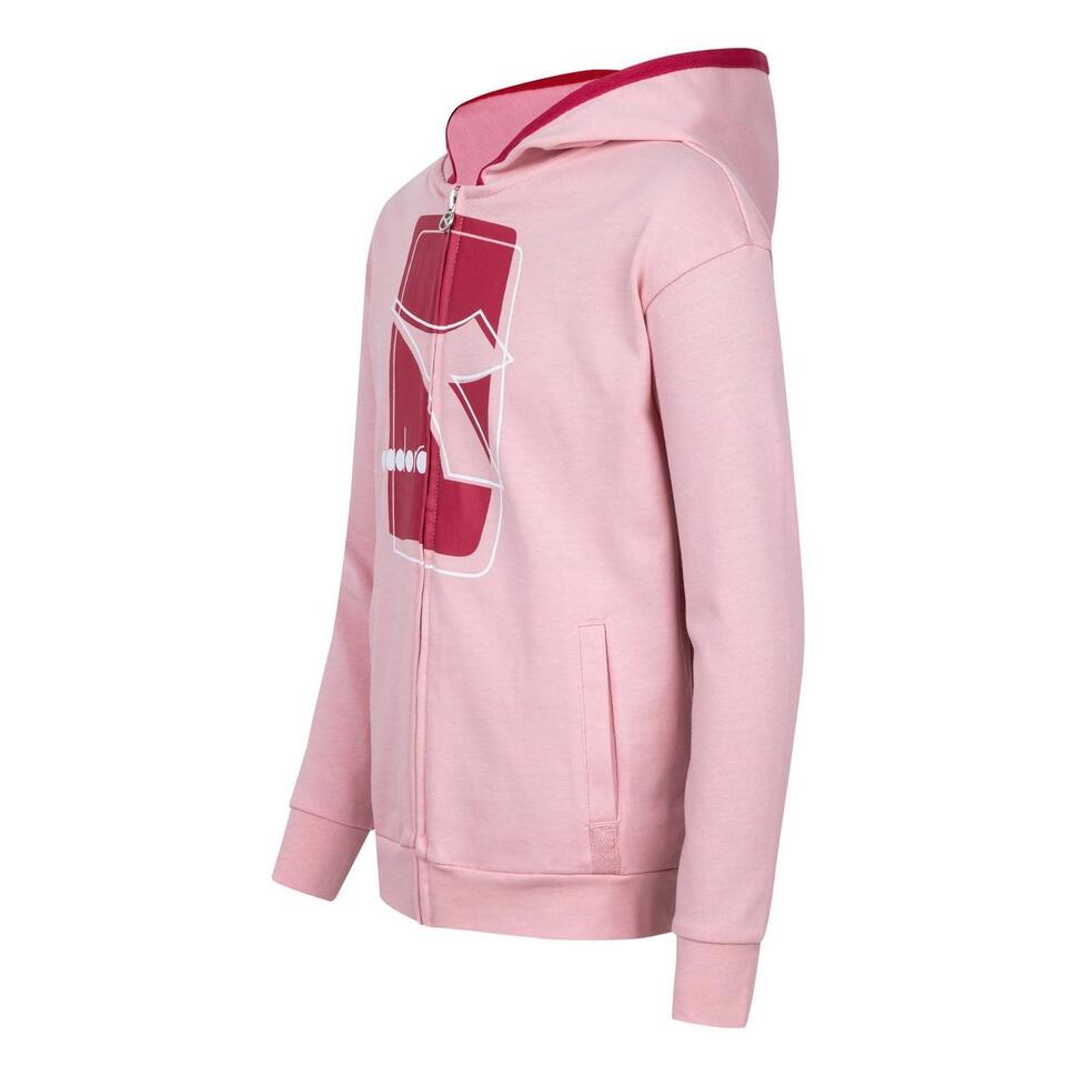 Zestaw dresowy dziecięcy DIADORA JU. TRACKSUIT HOODIE FZ ELEMENTS