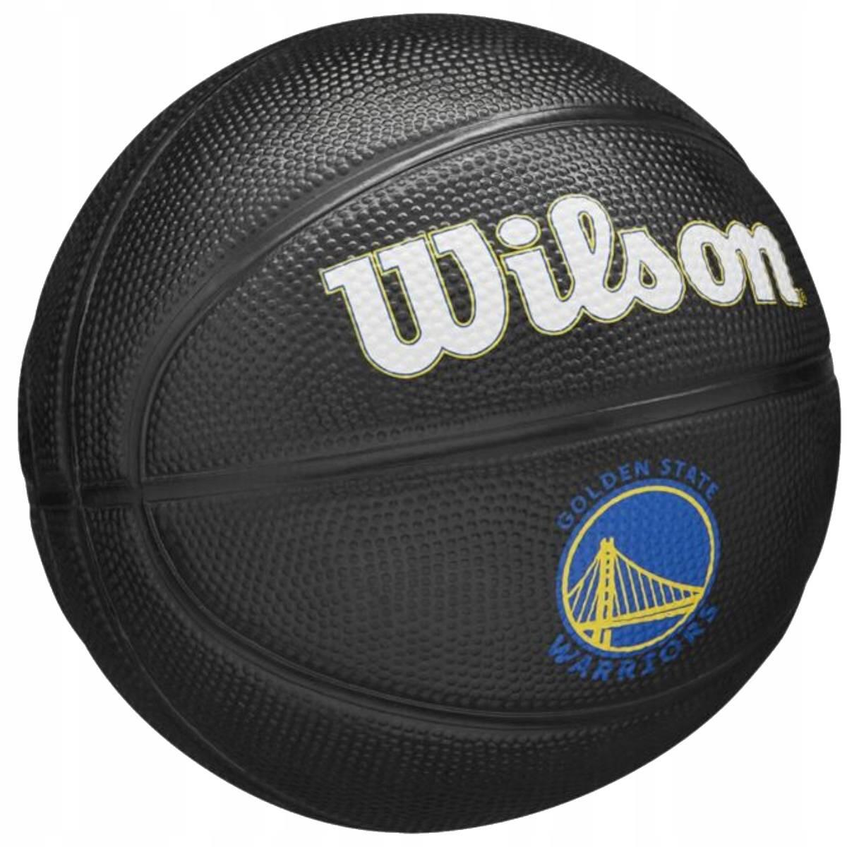 Mini Piłka koszykarska Wilson NBA Golden State Warriors - WZ4017603XB 3 3/5