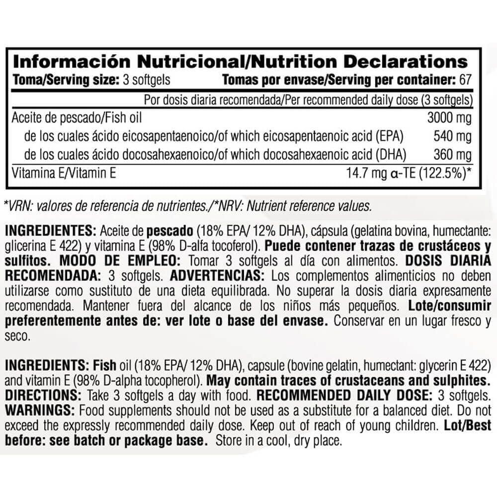 Oméga 3 1000mg - 200 softgels de MASmusculo 6/6