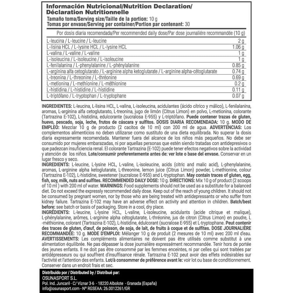 Master Amino - 300g napój energetyczny MASmusculo 5/5