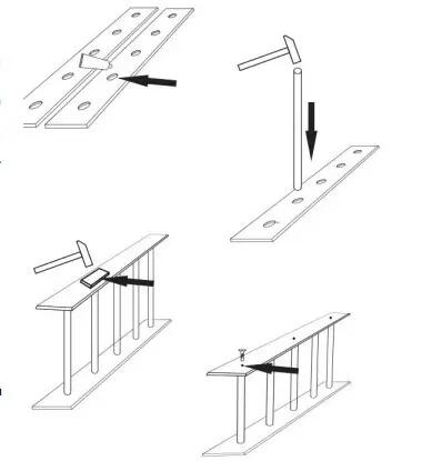 Spalier gimnastica Master Sport 230x80 cm 7/7