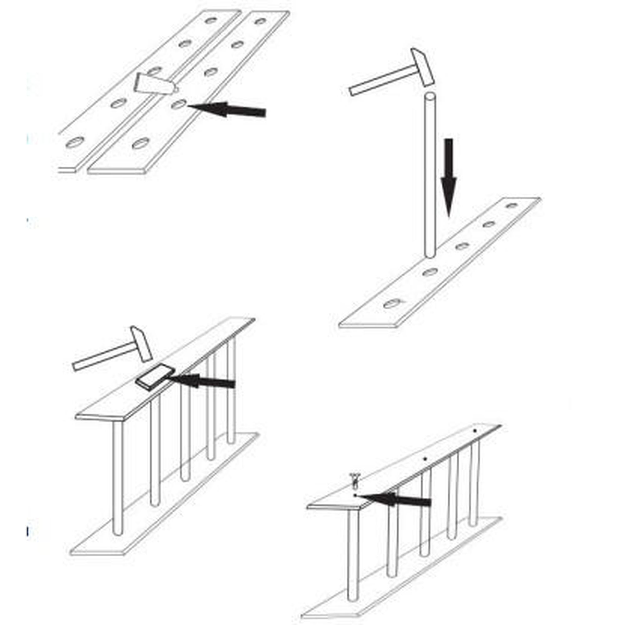 Spalier gimnastica Master Sport 230x80 cm