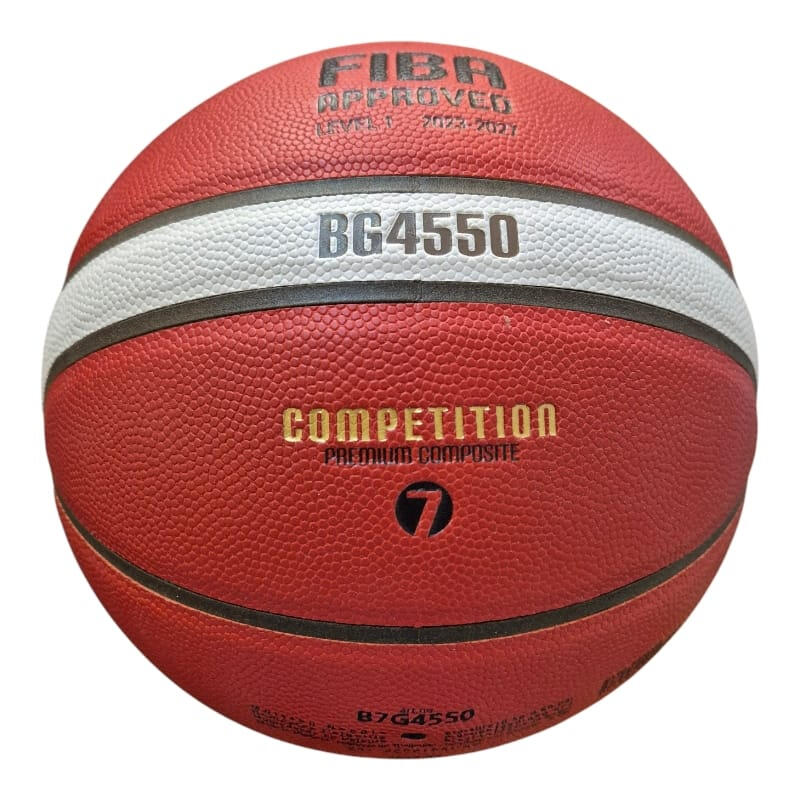 BG4550 Composiet lederen basketbal (Oranje) 7 6/7