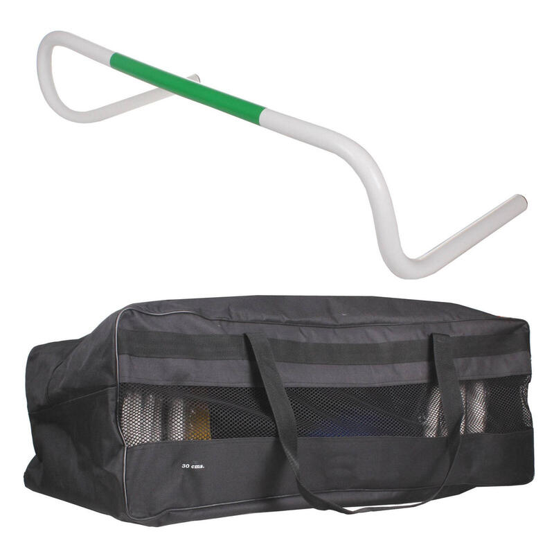 Set 6 obstacole gardulete antrenament Sportek 20 cm inaltime cu geanta transport