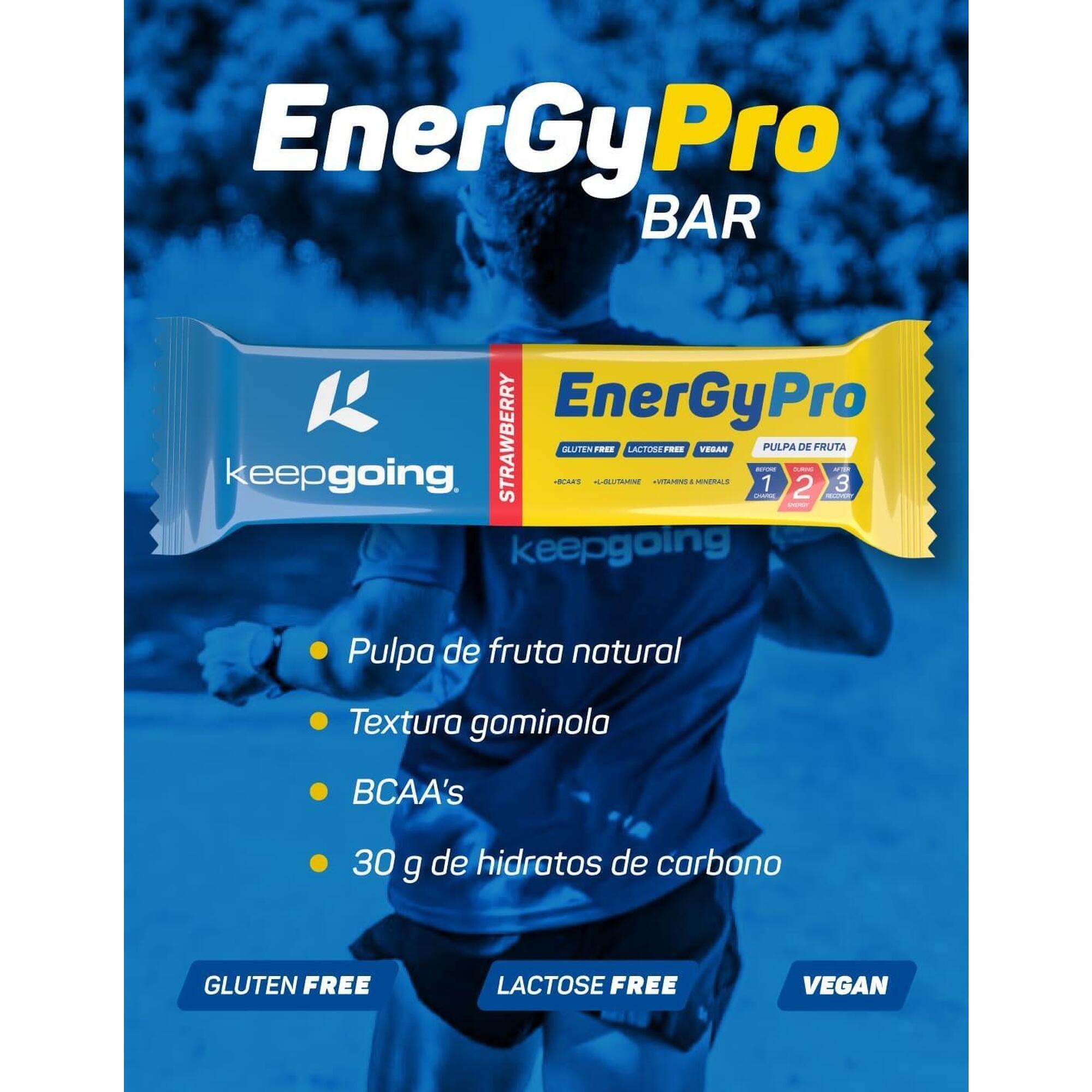 Barrita Energética Natural Energía Pro "EnergyPro Bar" de Fresa 1x40g 5/6