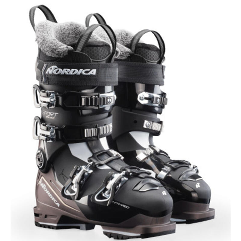 Nordica Sportmachine 3 75 W dames skischoenen, zwart, 24,5 cm