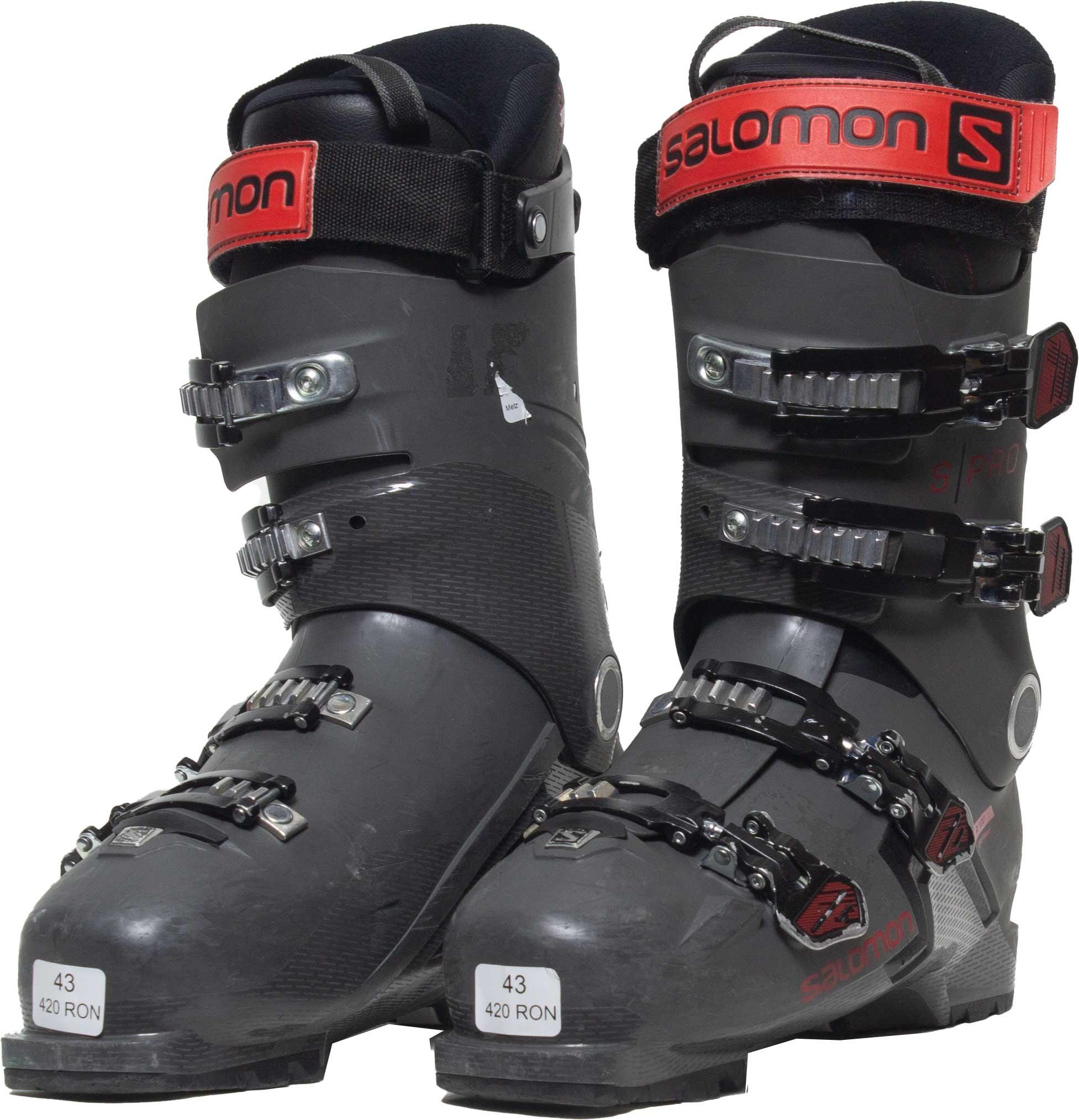 Tweedehands Skischoenen - SALOMON S Pro R100, 46 EU, Goede staat 2/3