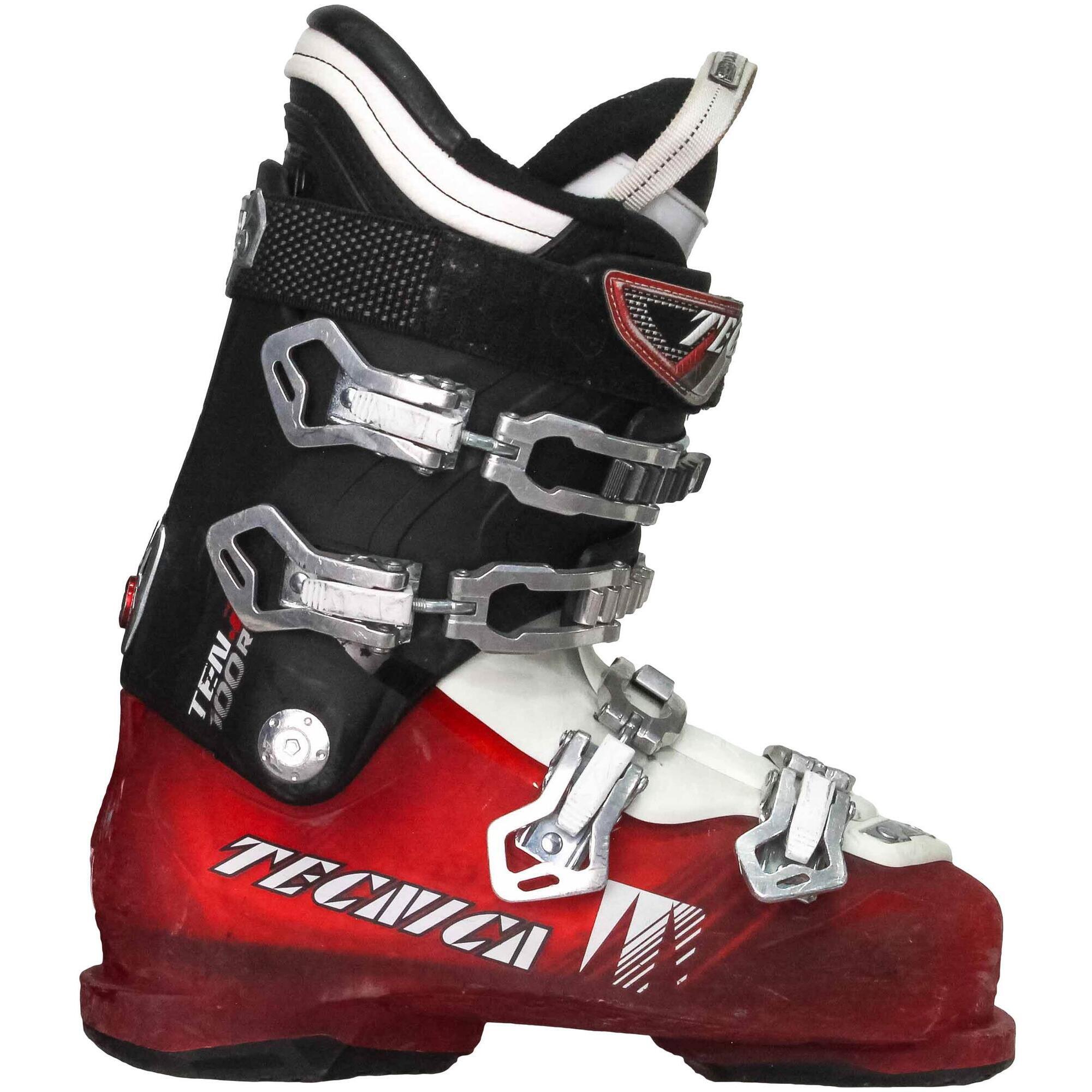 Tecnica - Chaussures De Ski D'Occasion - Tecnica Ten.2 100 Rt, 40,5 Eu, Bon État - Chaussures De Ski - Multicolore - 26 Cm - Decathlon