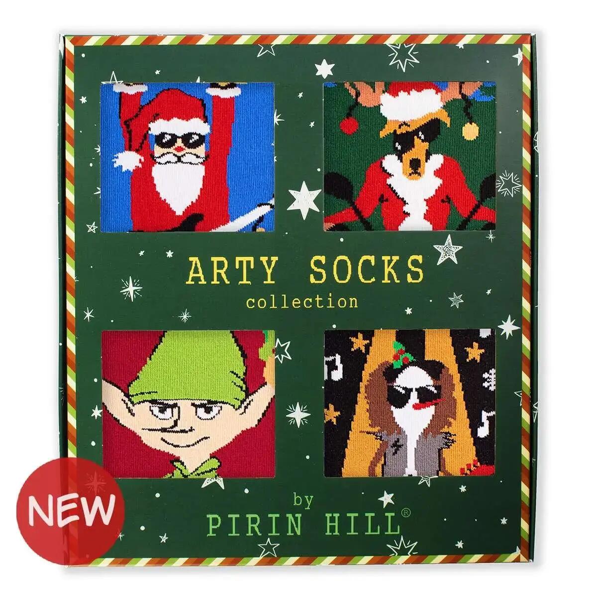 Arty Socks Karácsonyi Pamut Zokni 4 Pár 2/2