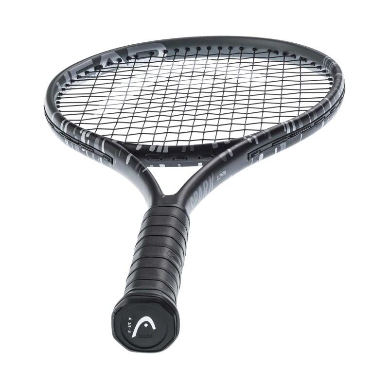 Raqueta Tenis Head MX Spark Suprm Stealth Encordada Gris Negro 4/4