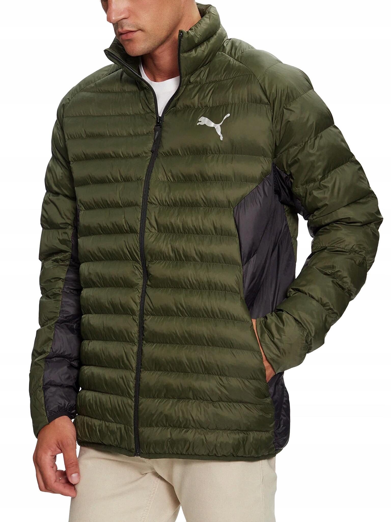 Męska kurtka pikowana Puma Packlite Primaloft zielona