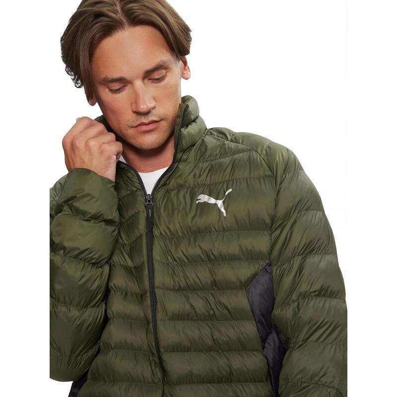 Męska kurtka pikowana Puma Packlite Primaloft zielona