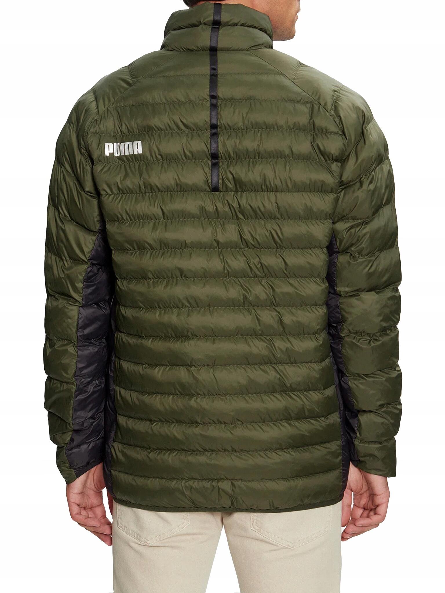 Męska kurtka pikowana Puma Packlite Primaloft zielona 2/7