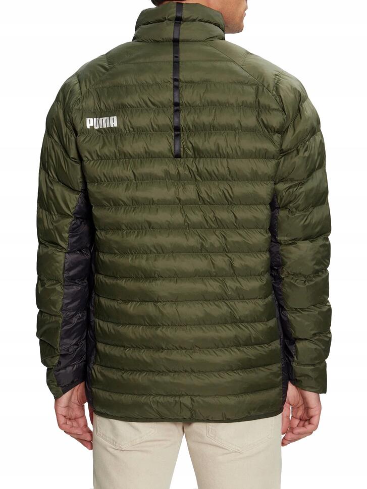 Męska kurtka pikowana Puma Packlite Primaloft zielona