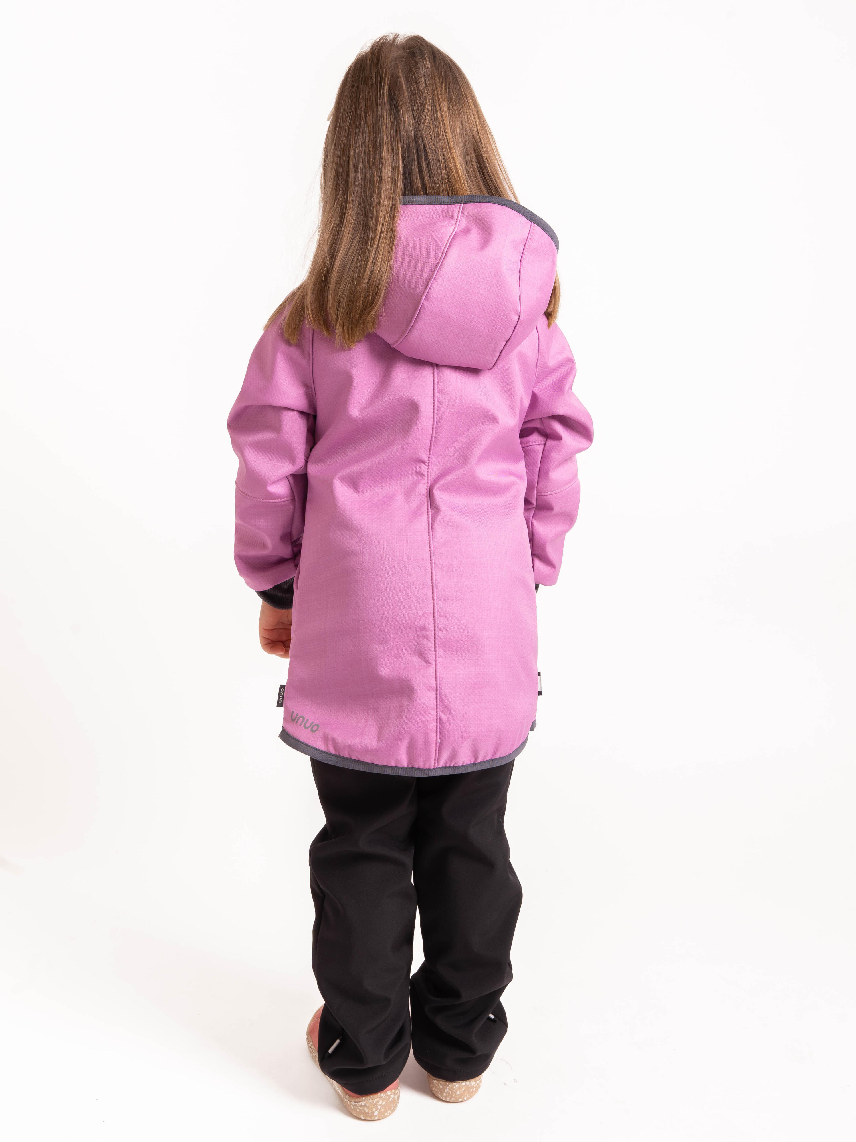 Softshell-Jacke mit Teddyfutter für Kinder, Violett 6/7